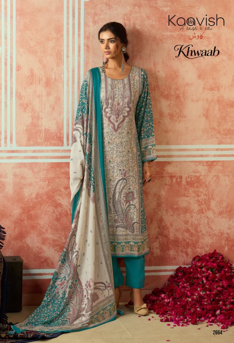 Khwaab By Kaavish Viscose Pashmina Dress Materials 
